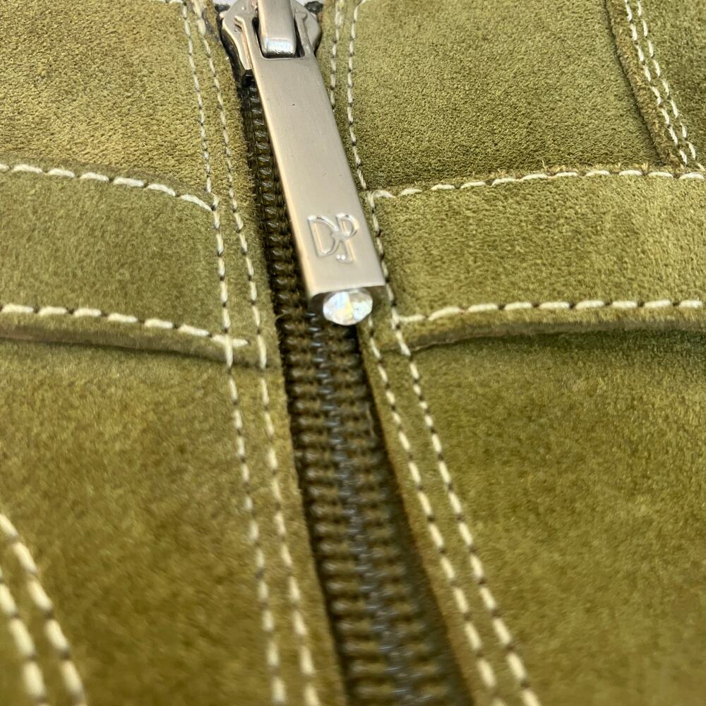 Olive Green Heeled Boots - Picture 11 of 13